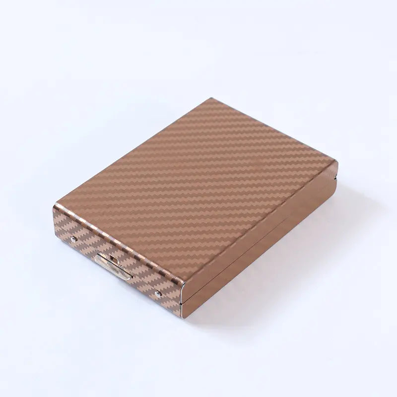 🛡️✨ Suport pentru carduri din oțel inoxidabil cu protecție RFID – Portofel pentru carduri cu protecție împotriva demagnetizării, compact și portabil 💳