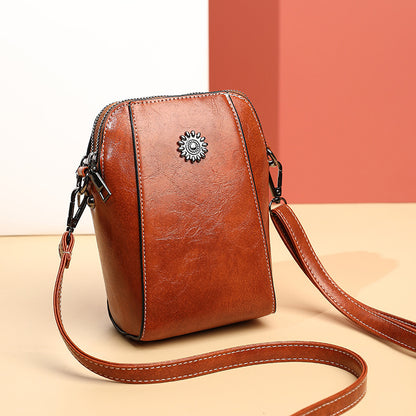👜🎀【Pago contra reembolso】Bolso bandolera pequeño para mujer - Recién llegado 2026, material de cuero PU, estilo coreano, práctico y elegante
