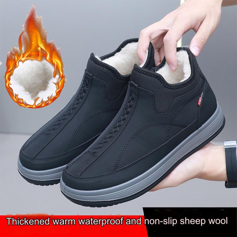 🔥【35–48】 Cizme de iarnă unisex, cu căptușeală pufoasă, călduroase, confortabile și antiderapante, ideale pentru vremea rece