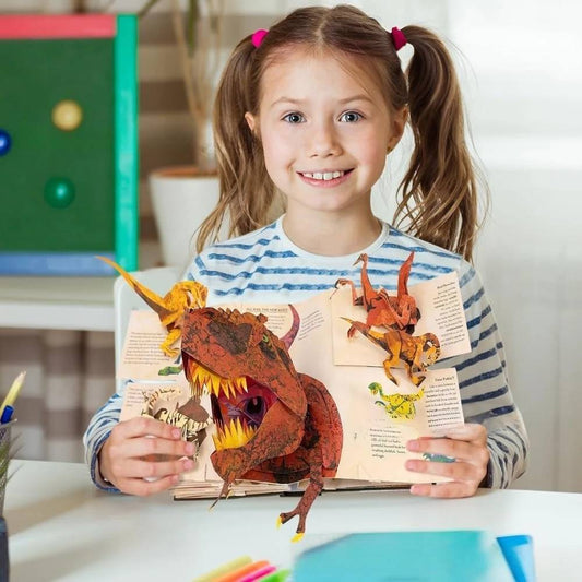 📕 3D Encyklopedia Prehistorica: Dinozaury, książka pop-up dla dzieci