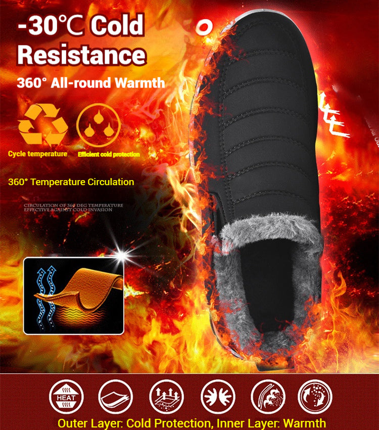 🔥【36-41】✨Zimowe buty damskie dla starszych pań w większych rozmiarach, wygodne i ciepłe, wodoodporne i antypoślizgowe