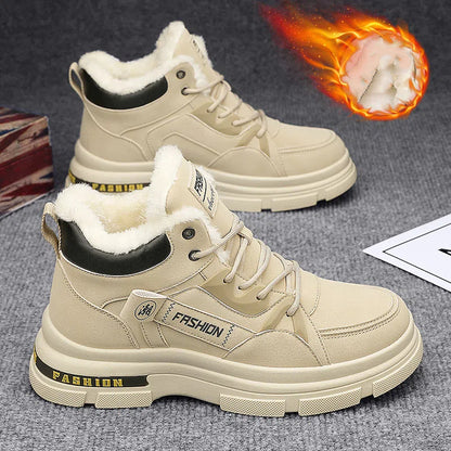 🔥👞【39-44】✨⛄2025 Zimowe nowe męskie pogrubione pluszowe modne ciepłe buty Martin