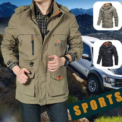 Reducere de 50% 【M–5XL】Jachetă nouă de calitate superioară pentru bărbați (toamnă/iarnă) – impermeabilă, rezistentă la vânt și cu buzunare multiple.