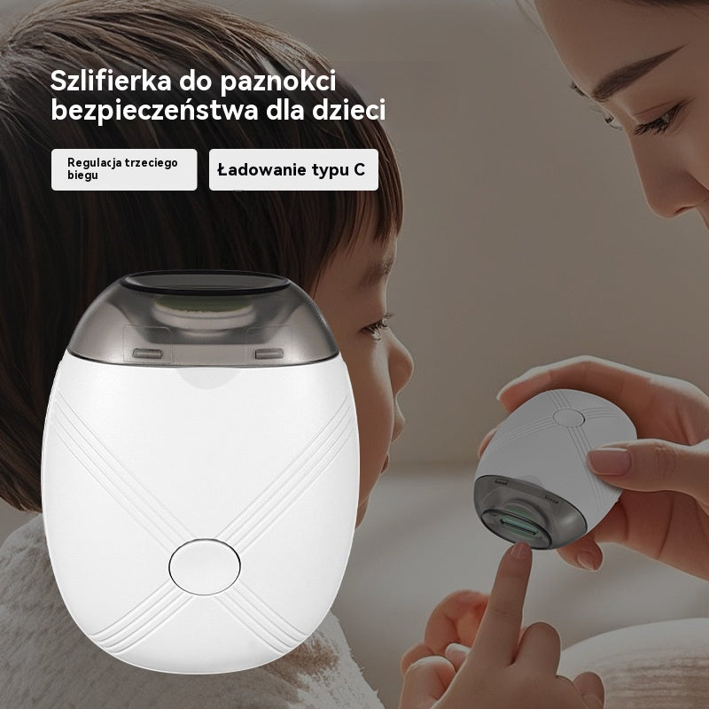 💅 Kup jeden, a otrzymaj drugi za darmo! ✨ Elektryczna lima do paznokci – cicha, bezpieczna dla niemowląt, delikatne i bezpieczne pielęgnowanie paznokci 👶🔧