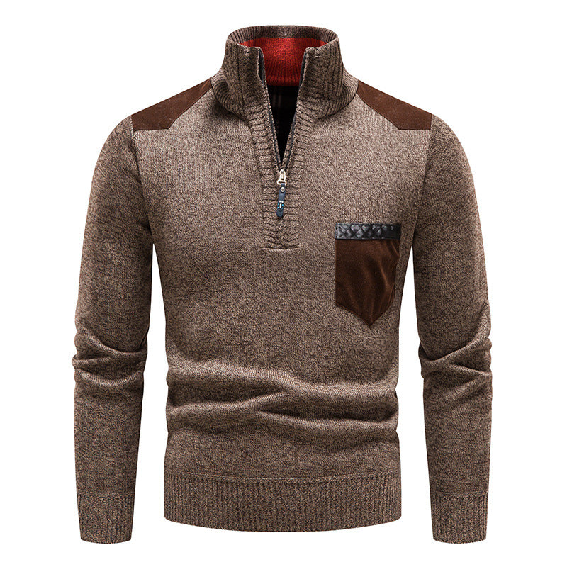 ❤️‍🔥 Pulover bărbătesc cu fermoar, stil casual, pentru toamnă și iarnă (M–3XL)
