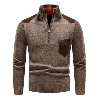 ❤️‍🔥 Pulover bărbătesc cu fermoar, stil casual, pentru toamnă și iarnă (M–3XL)