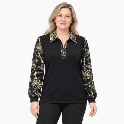 【M-6XL】Cămașă călduroasă de damă pentru toamnă și iarnă – mărimi mari, croială care maschează abdomenul, călduroasă și stilată