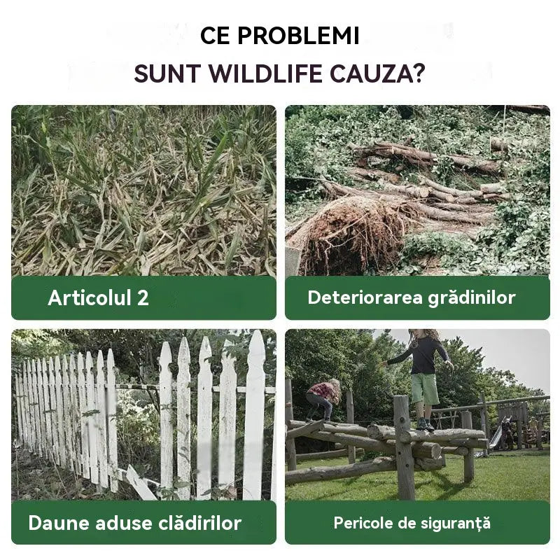 【🔥Cumpărați 1, primiți 1 gratuit】🔥Repelent solar cu ultrasunete pentru animale pentru exterior Repelent pentru păsări cu lumină infraroșu intermitent cu LED roșu și albastru