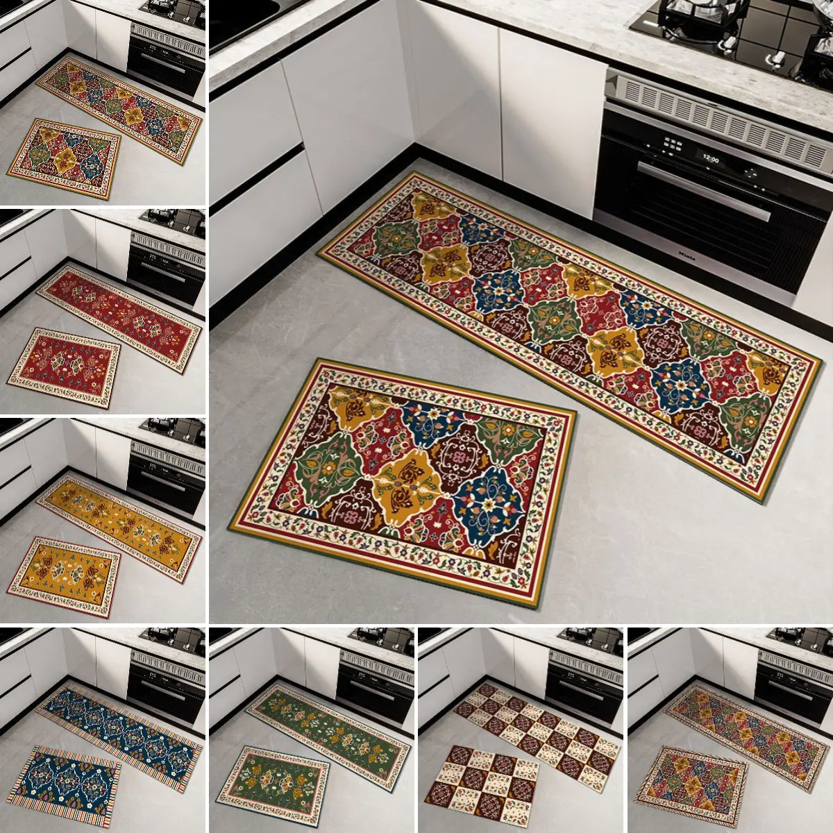 🛒Cumpărați unul și primiți unul gratuit👉【40*60+40*120cm】Folosit în mod obișnuit acasă🔥Covoraș super absorbant
