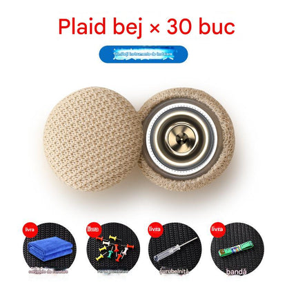 【30 buc】Pânza de pe acoperișul mașinii cade, reparați catarama de fixare a cuielor Modificare și recondiționare interior a mașinii chins fără demontare (kit de instrumente de instalare + șurubelniță + prosop inclus)