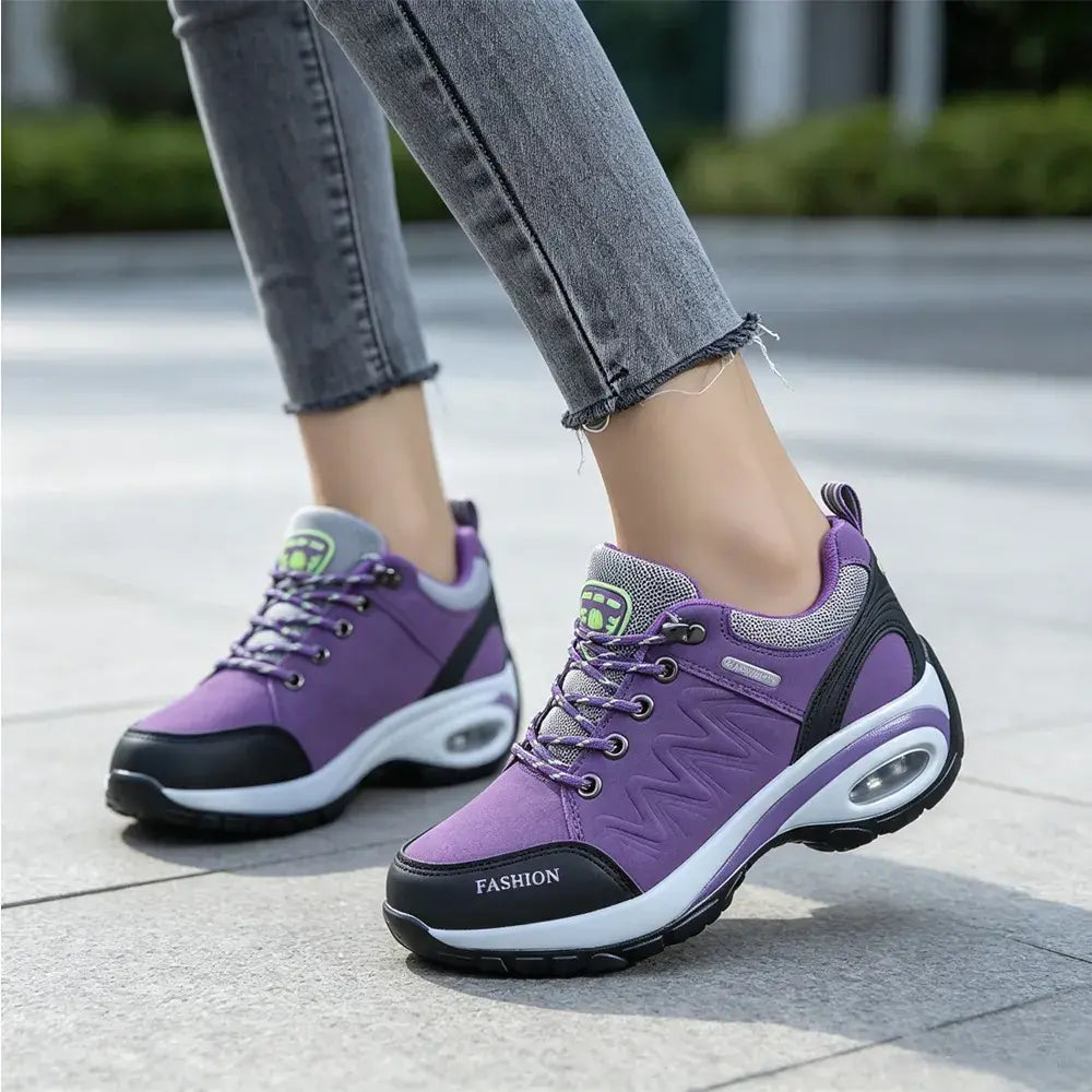 Pantofi sport de damă cu pernă de aer și talpă moale – Model casual cu platformă, respirabili și confortabili (Mărimi 35–42)