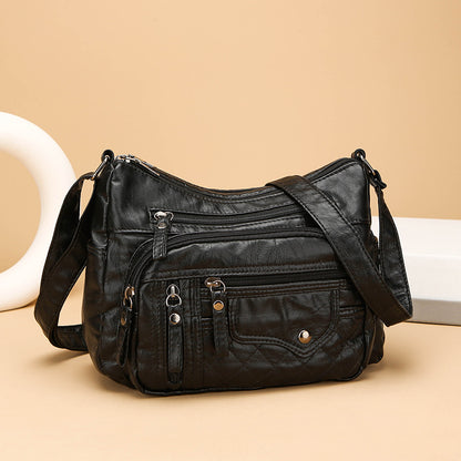 🔥【Reducere 50%】Geantă nouă de umăr/crossbody din piele moale, capacitate mare, 2025