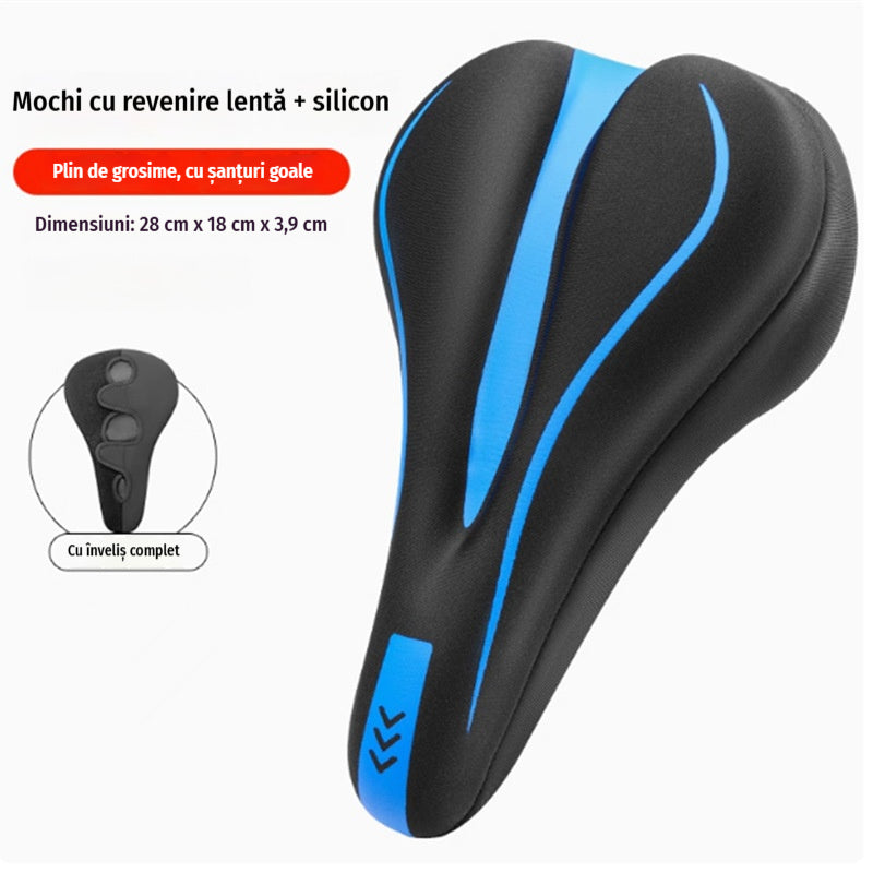 🔥🚲 Husă pentru șa de bicicletă din silicon și piele moale elastică: confort maxim și protecție completă