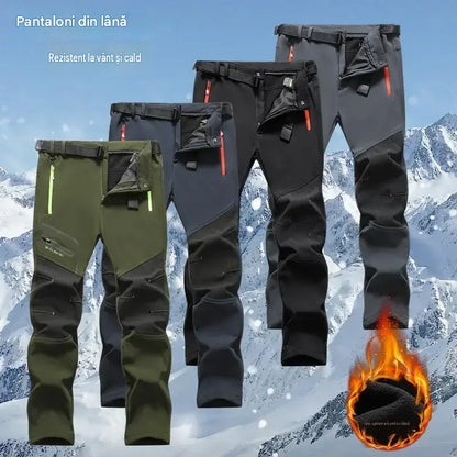 🏃‍♂️【S–5XL】Pantaloni pentru bărbați – Noua colecție toamnă-iarnă pentru activități în aer liber – Călduroși, cu căptușeală din fleece, impermeabili și rezistenți la vânt