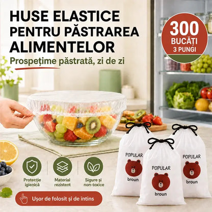 🔥(300 bucăți) Doar 139 lei🍽️Folie de plastic extra‑mare, groasă, antibacteriană, adecvată pentru alimente
