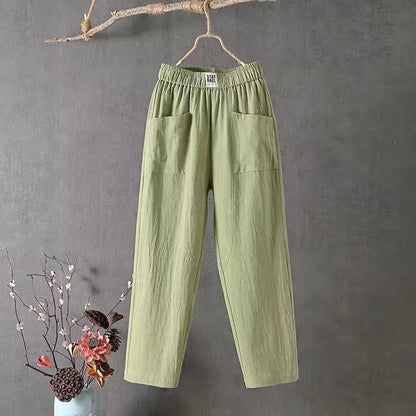 🌿🌈【Cel mai vândut】【M-4XL】Pantaloni largi pentru femei, de primăvară, noi, 2026, pantaloni casual confortabili