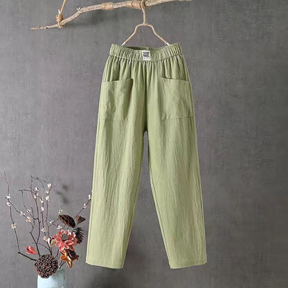 🌿🌈【Cel mai vândut】【M-4XL】Pantaloni largi pentru femei, de primăvară, noi, 2026, pantaloni casual confortabili