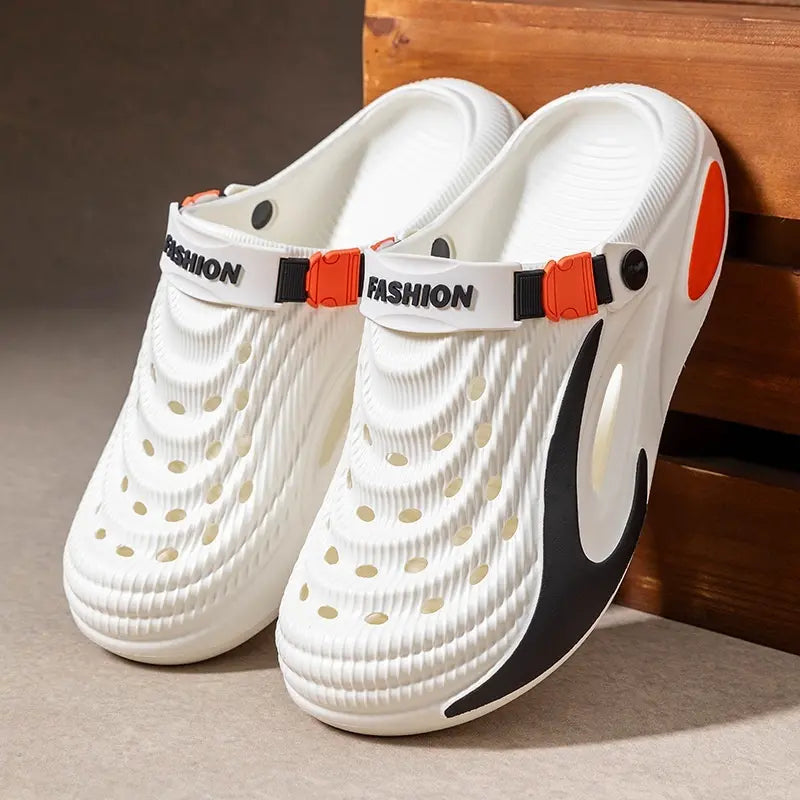 👟 50% reducere 🌬️ Sandale universale pentru bărbați cu talpă groasă din EVA: antiderapante, super ușoare și respirabile, ideale pentru plajă, sport și purtare zilnică 🏃‍♂️