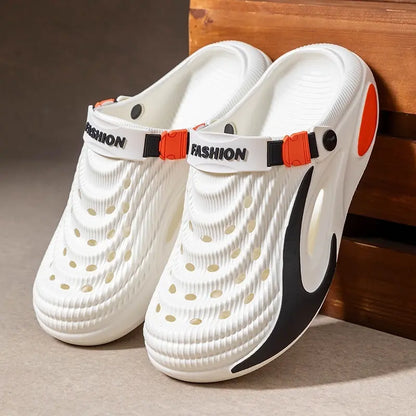👟 50% reducere 🌬️ Sandale universale pentru bărbați cu talpă groasă din EVA: antiderapante, super ușoare și respirabile, ideale pentru plajă, sport și purtare zilnică 🏃‍♂️