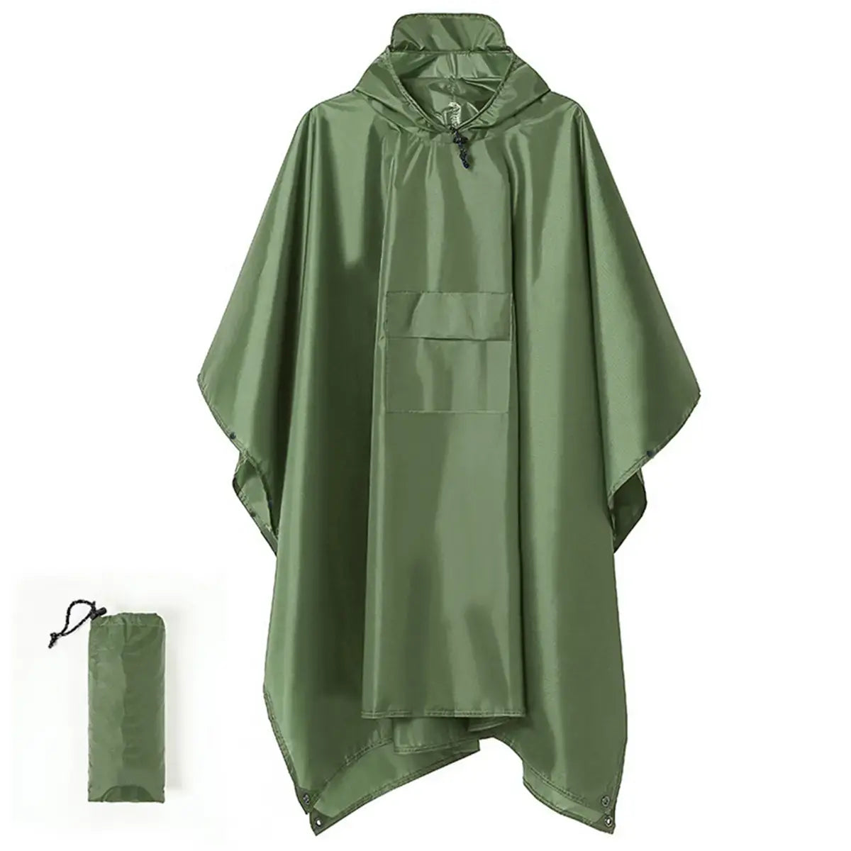 🌧️ Poncho de Ploaie Multifuncțional 3 în 1 – Pelerină, adăpost și saltea de picnic într-un singur produs! 🌲⛰️