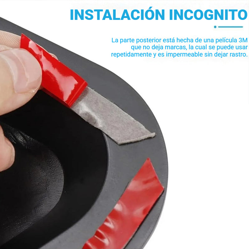 🚗【2 pares 32 euro】Modificación del coche: rejillas de ventilación falsas, embellecedor del capó de fibra de carbono