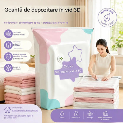 🧳【Set de 5】💨 Sac mare de compresie vidat: nu necesită pompă, etanș și perfect pentru a economisi spațiu în valize și acasă ✈️