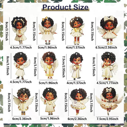 🎁【Kupite 1, dobite 1】【Skupaj 24 kosov】Božični komplet lesenih okraskov - tradicionalni okraski za prijeten dom