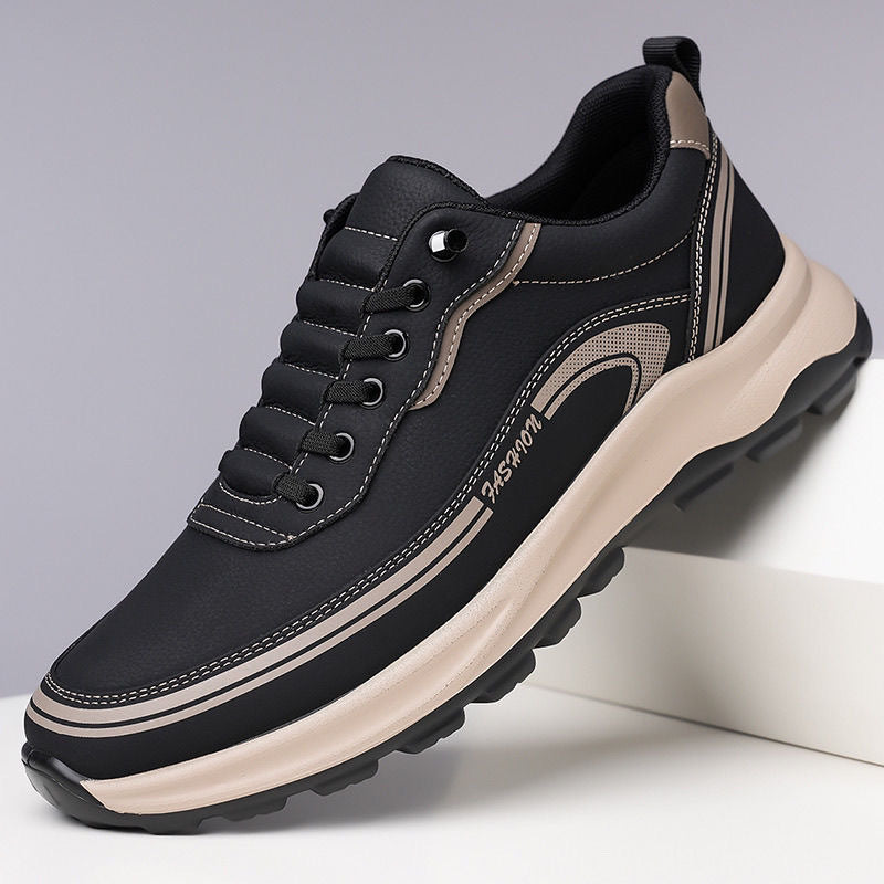 【39-45】Pantofi sport din piele rezistentă la apă și murdărie, cu talpă moale pentru confort maxim
