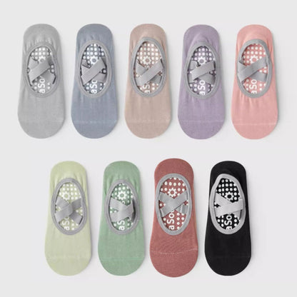 🧘‍♀️🧦【9 pares】Calcetines de yoga mujer, algodón cómodo, antideslizantes y perfectos para pilates y fitness