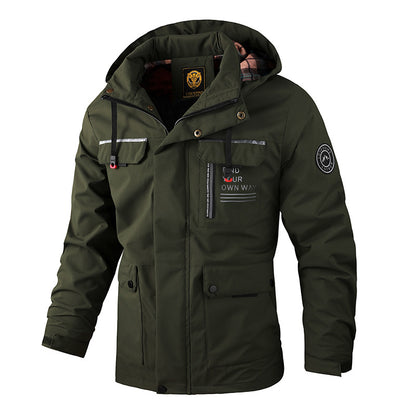 【Wyłączny rabat, tylko dziś】【M-6XL】Nowa ciepła kurtka męska na jesień i zimę, odporna na wiatr i wodę【Polecane】-3883485