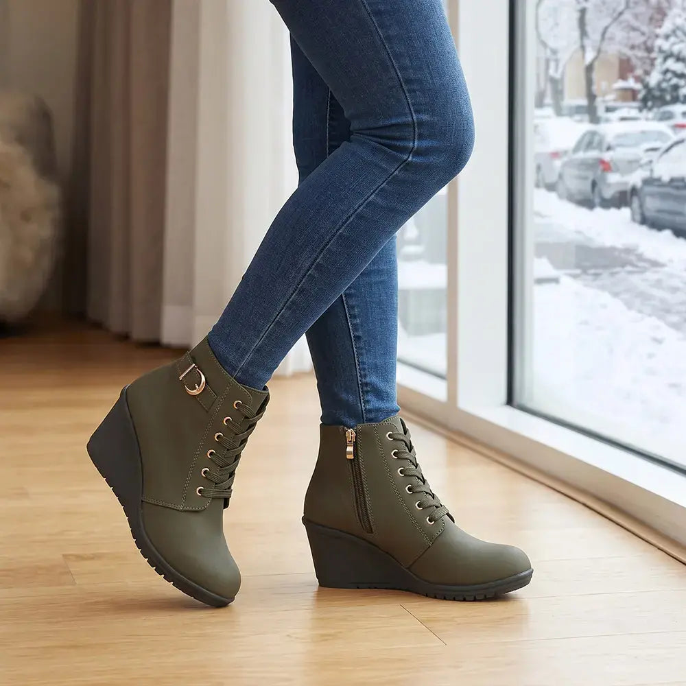 【35-42】👢 Ghete de damă de iarnă cu platformă ascunsă – o alegere elegantă și stabilă pentru zilele friguroase