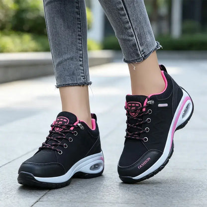 Pantofi sport de damă cu pernă de aer și talpă moale – Model casual cu platformă, respirabili și confortabili (Mărimi 35–42)