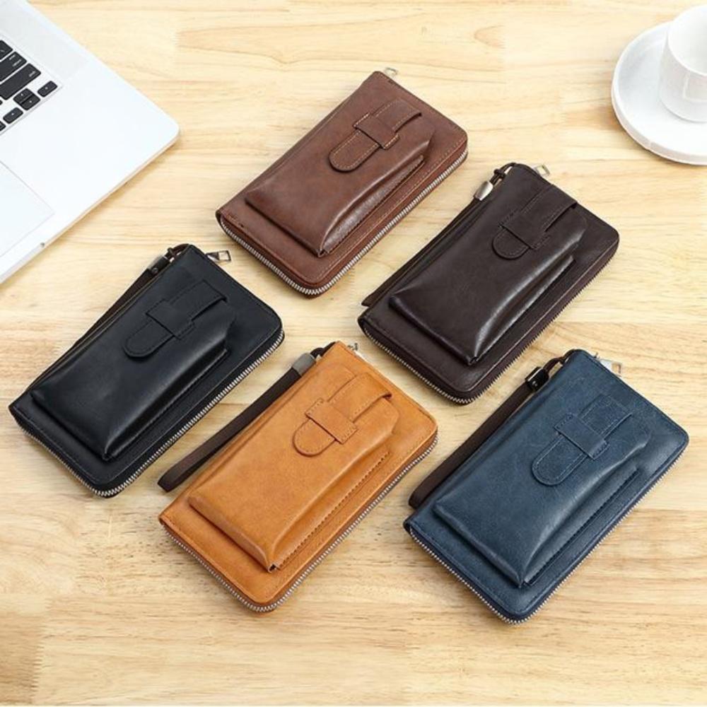 💼【🔥Vruća rasprodaja】Novi ručno izrađeni višenamjenski muški novčanik od prave kože