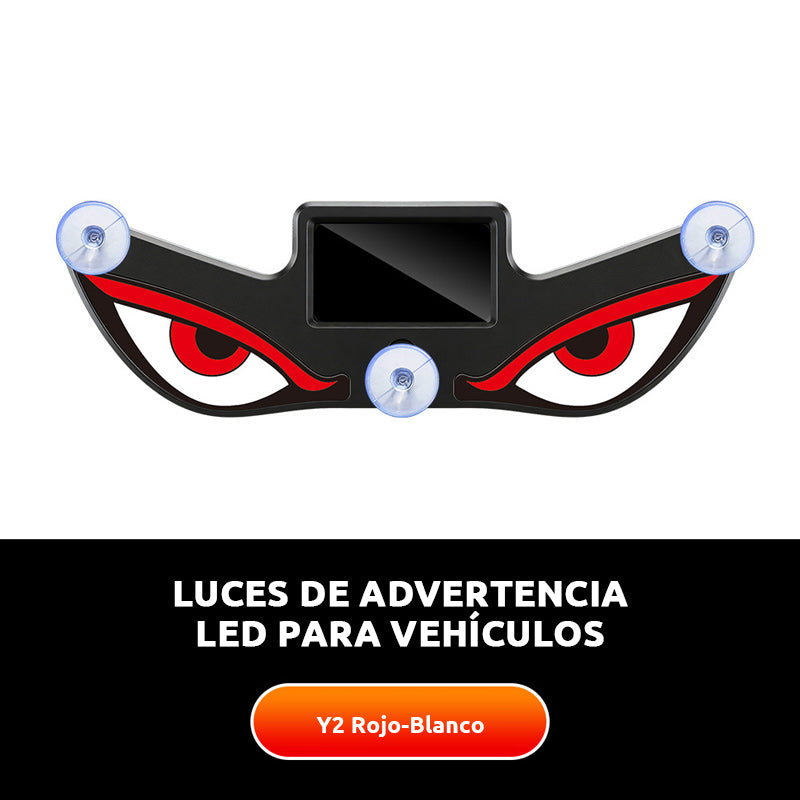 🚨【Compra 1 y llévate 1 gratis】 Luz de advertencia solar ojo diabólico LED | ☀️ Solar, con sensor de luz, para camiones y furgonetas