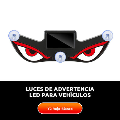 🚨【Compra 1 y llévate 1 gratis】 Luz de advertencia solar ojo diabólico LED | ☀️ Solar, con sensor de luz, para camiones y furgonetas