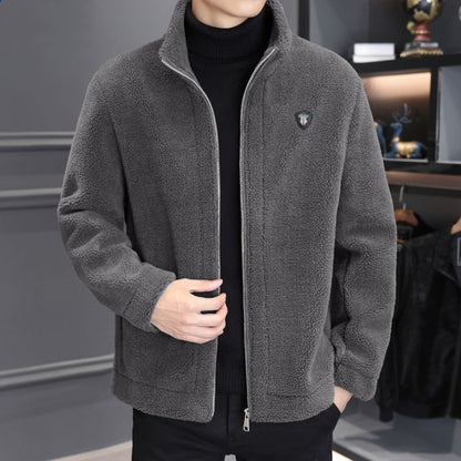 🔥🐏【Sezonowa zniżka 50%】Nowy męski zimowy gruby i ciepły płaszcz z wełny