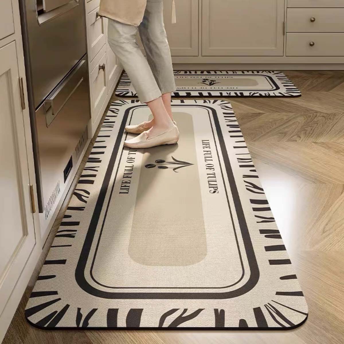 💥💥【50% zniżki】💥【40*60+40*120cm】Maty antypoślizgowe i bardzo chłonne do kuchni i łazienki