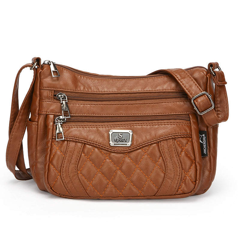 👜【Legnépszerűbb】Nagy keresztpántos válltáska | Sokoldalú és divatos keresztpántos táska