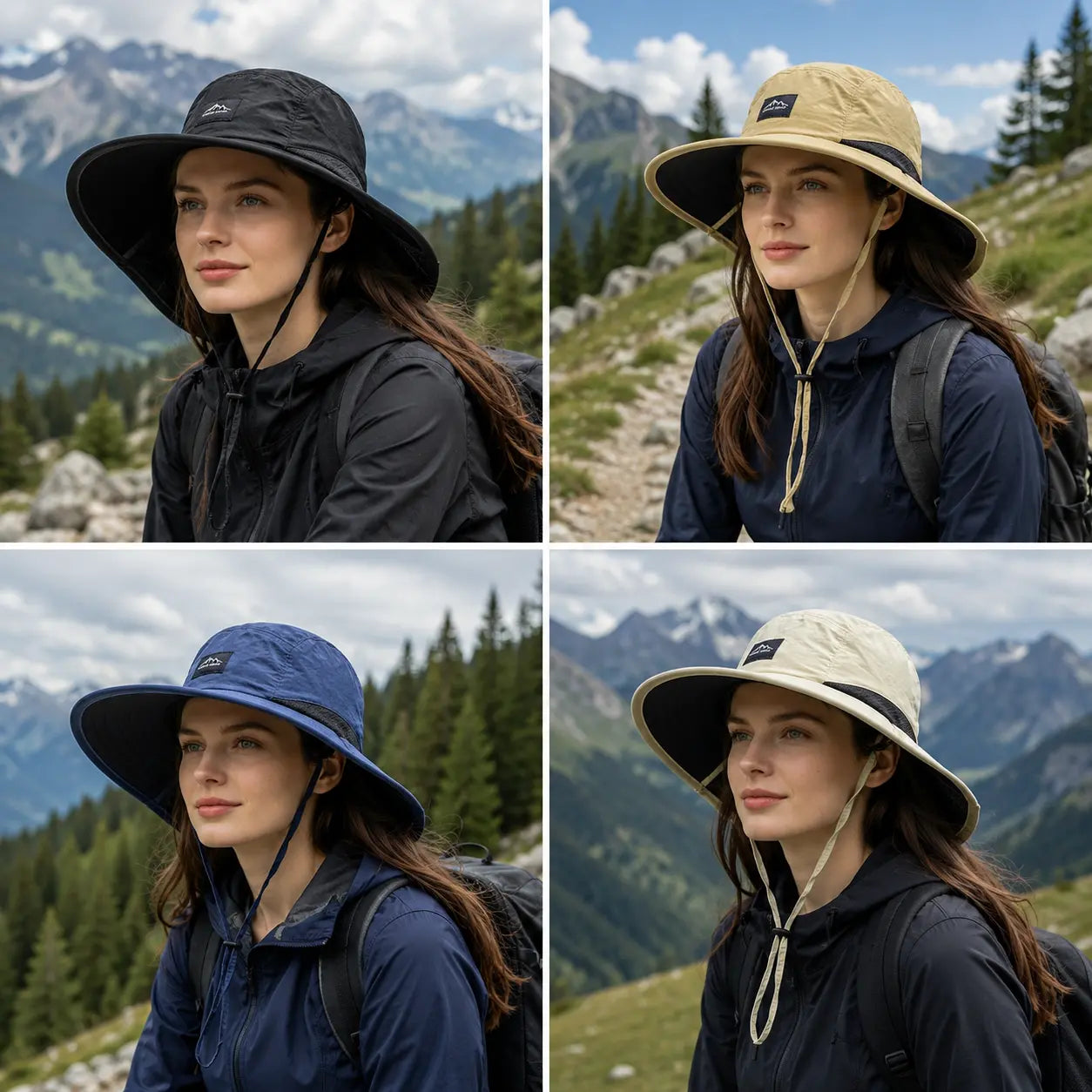 ✨【Cumpără 1 și primești 1 gratuit】🧢Șapcă unisex pliabilă tip bucket pentru protecție solară