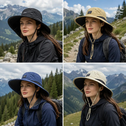 ✨【Cumpără 1 și primești 1 gratuit】🧢Șapcă unisex pliabilă tip bucket pentru protecție solară