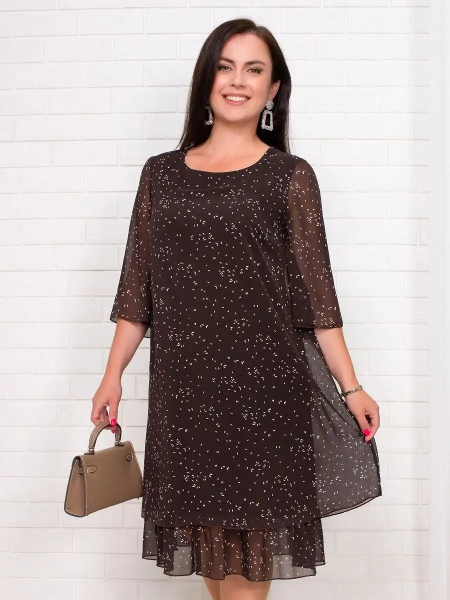 💥【S-3XL】❤️2026 nuevo vestido de malla de encaje floral de primavera