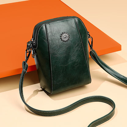 👜🎀【Pago contra reembolso】Bolso bandolera pequeño para mujer - Recién llegado 2026, material de cuero PU, estilo coreano, práctico y elegante