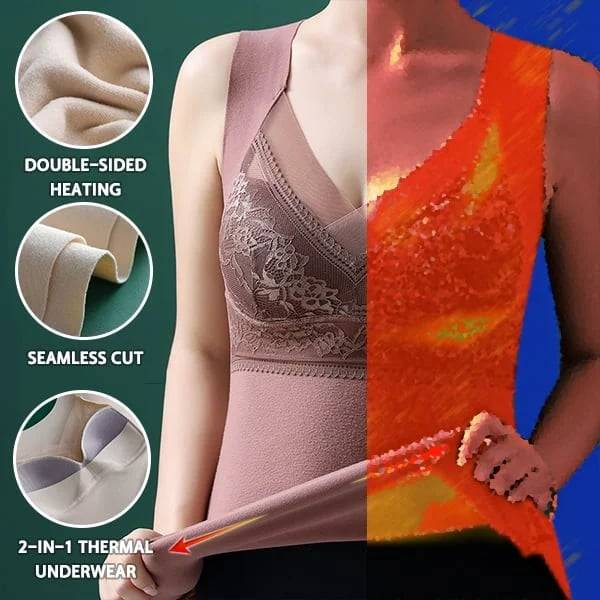 🔥【3 buc】❤️【40-100kg】Lenjerie de corp din dantelă din catifea de gâscă de toamnă și iarnă, spate frumos, adunarea sânilor accesorii, prevenirea căderii sânilor
