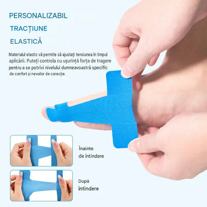 【50 buc】 Protecție flexibilă pentru degete, plasture pentru susținerea arsurilor, bandaj sport rezistent la abraziune