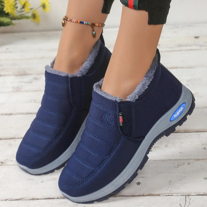 🔥【35–48】 Cizme de iarnă unisex, cu căptușeală pufoasă, călduroase, confortabile și antiderapante, ideale pentru vremea rece