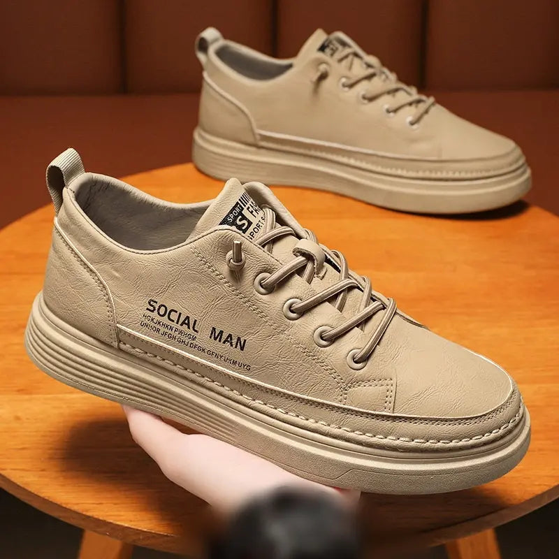 【39-44】 2026 Primăvară New Soft Cowhide piele de vacă moale din piele Casual Board Shoes