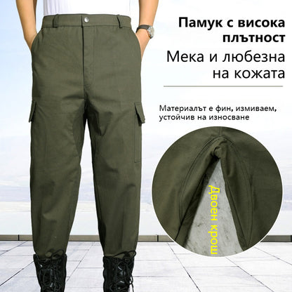 🛠️ 👖Подсилен работен панталон с усилено дъно, дебела устойчива материя, дишащ и удобен с много джобове