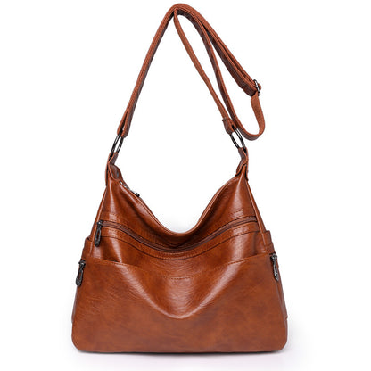 💟👜Geantă de umăr din piele moale la modă nouă