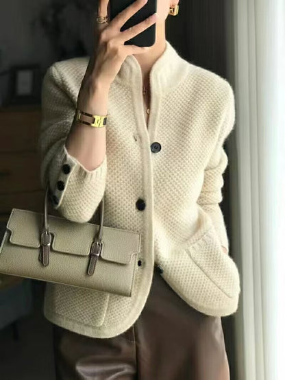 💖💖【S-2XL】Cardigan francez de cașmir de toamnă și iarnă cu un nou stil retro