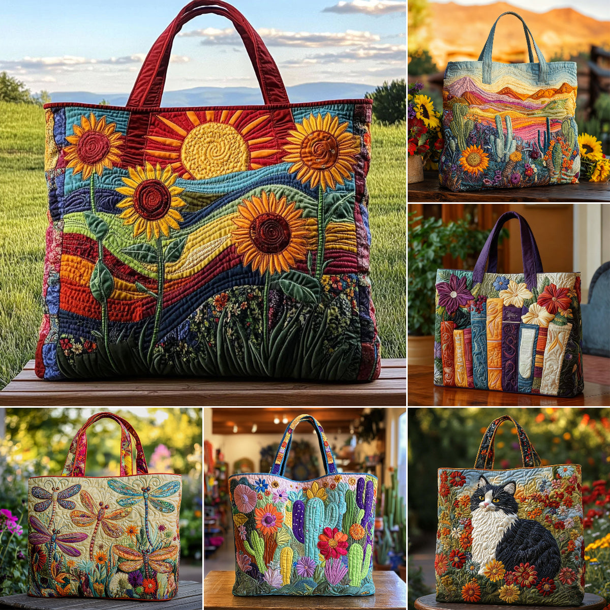 🔥👜Bolsa de mano con diseño floral personalizado